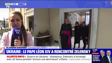 Ukraine: ce que l'on sait de la rencontre entre le pape Léon XIV et Volodymyr Zelensky
