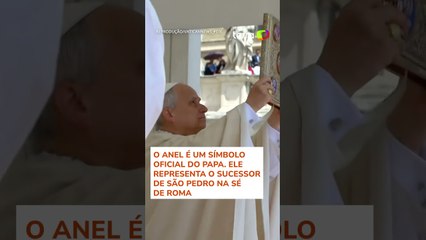 Veja o momento em que papa Leão XIV se emociona ao receber anel do pescador #shorts