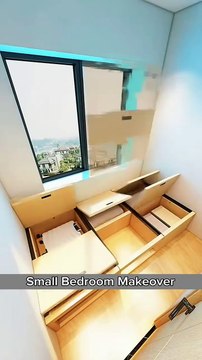 Tiny Room, Smart Design Turning 3 Sq. Meters into a Dream Bedroom!#SmallRoomMakeover #TinyRoom