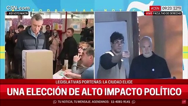 Votó Horacio Rodríguez Larreta