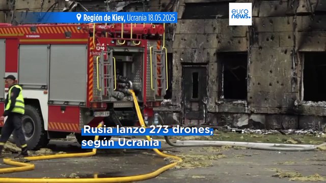 Rusia lanza el mayor ataque con drones sobre Ucrania desde el inicio de la guerra, según Kiev