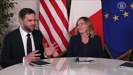 Roma - Incontro trilaterale Meloni - von der Leyen - Vance a Palazzo Chigi, commento alla stampa (18.05.25)