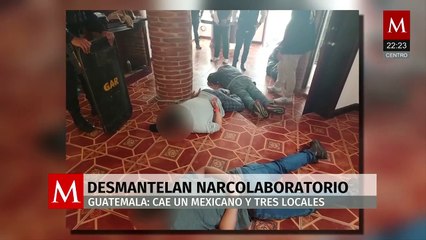 Policía de Guatemala desmantela laboratorio de drogas y arresta a mexicano