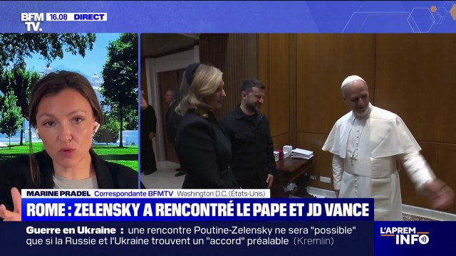 Ukraine: Volodymyr Zelensky et JD Vance se sont entretenus à Rome, en marge de la première messe du pape Léon XIV