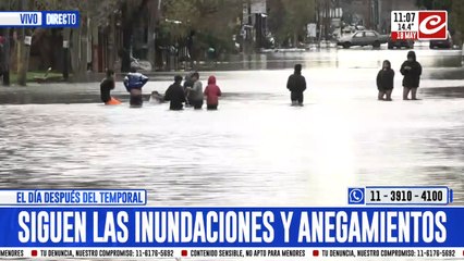 El día después del temporal: hay miles de evacuados y cuatro desaparecidos