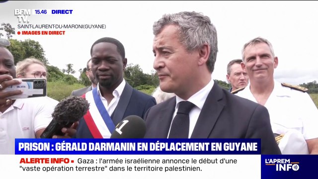 Prison de haute-sécurité: L'État confirme son engagement extrêmement fort pour la Guyane , déclare Gérald Darmanin
