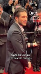 François Civil au Festival de Cannes.