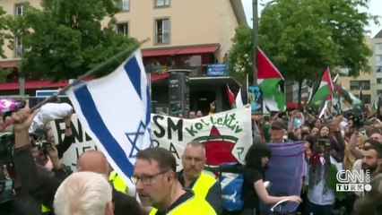 Eurovision finalinde Gazze protestosu