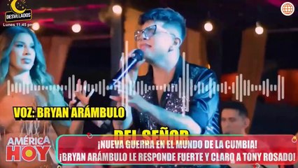 Bryan Arambulo, mando a que le pongan pañal a Tony rosado y aseguró que nunca grabó canciones del ruiseñor