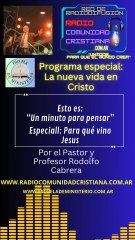 50- La nueva vida en Cristo-1 Minuto para pensar