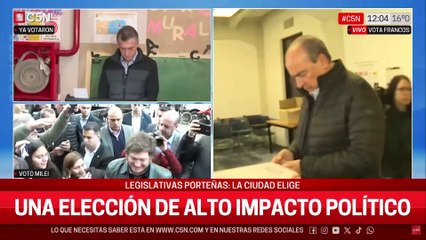 Votó Guillermo Francos