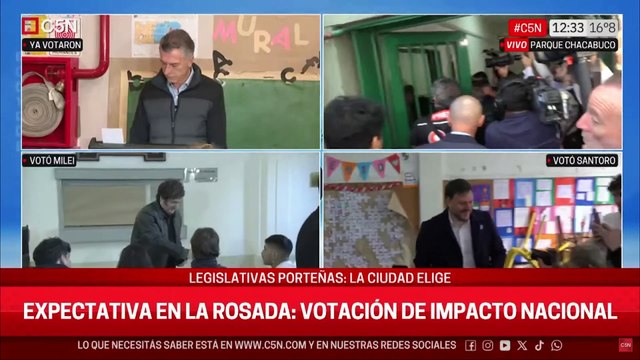 Votó Manuel Adorni