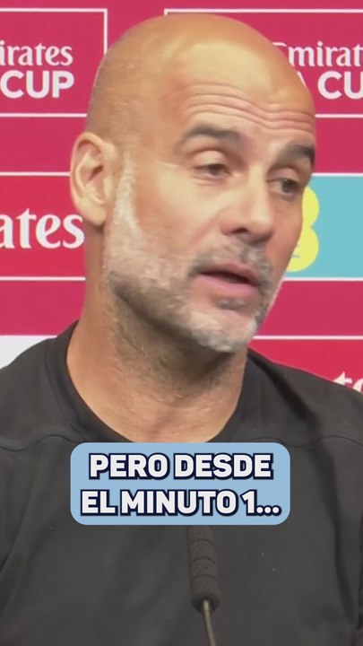 Guardiola pide respeto al fútbol tras perder la final de la FA Cup