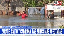 Las consecuencias del temporal: inundados, evacuados y desaparecidos