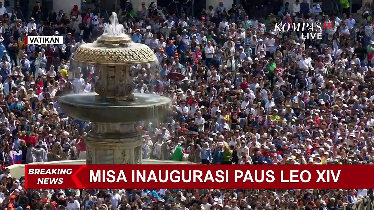 [FULL] Khotbah Paus Leo XIV dalam Misa Pelantikan di Santo Petrus Vatikan