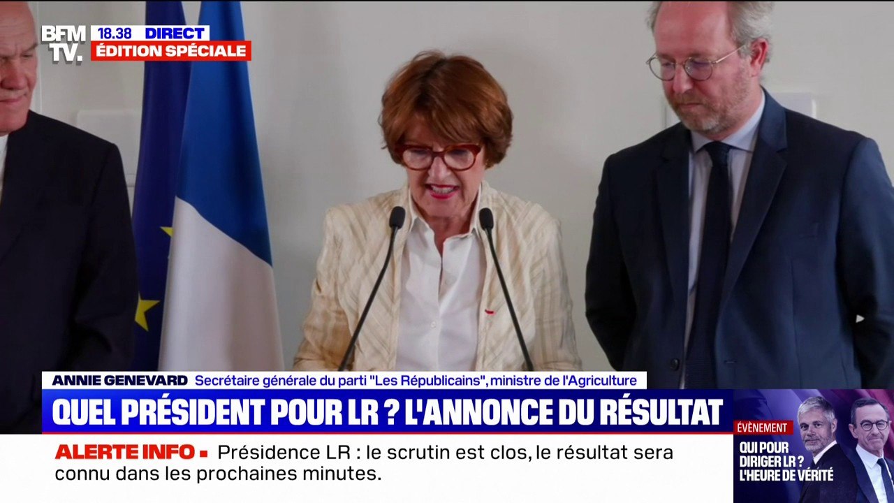 Bruno Retailleau élu président des Républicains avec un score de 74,31%