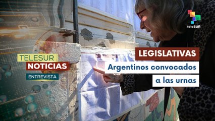 Entrevista | Buenos Aires celebra comicios legislativos 2025