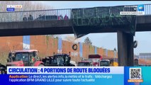 Manifestation des agriculteurs dans le Nord: quatre portions de route bloquées