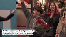 El ganador de Eurovisión llega a Austria