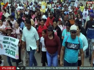 Pueblo falconiano acompañó en recorrido casa a casa a los candidatos del GPP