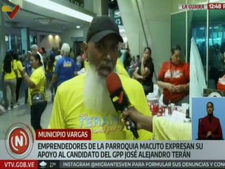 Emprendedores de La Guaira manifiestan su respaldo a la candidatura de José Alejandro Terán
