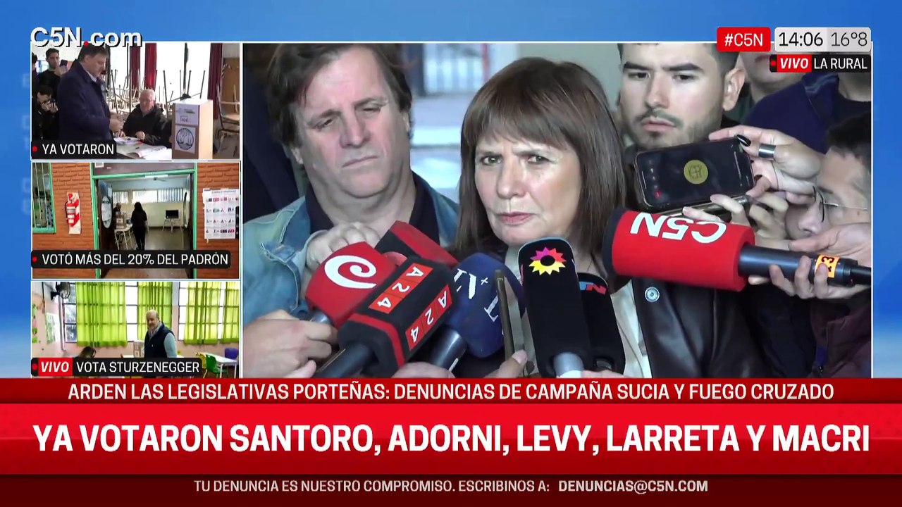 Patricia Bullrich apuntó contra Macri