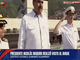 17 - Reportaje Maduro visitó buque ruso 13.04.2025