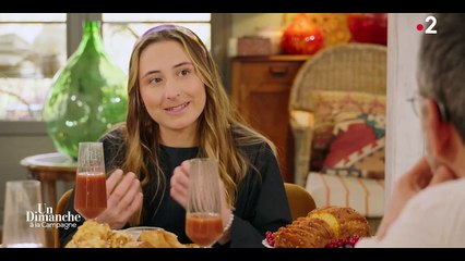Violette Dorange dans l'émission Un dimanche à la campagne sur France 2.