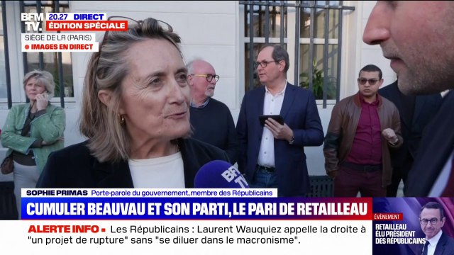 Présidence LR: Plus que jamais Bruno Retailleau peut rester au gouvernement , estime Sophie Primas, la porte-parole du gouvernement