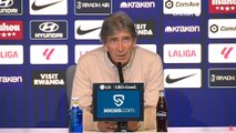 Pellegrini, rueda de prensa Atlético 4 - Real Betis 1