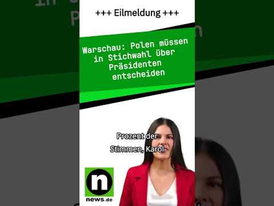 Polen müssen in Stichwahl über Präsidenten entscheiden