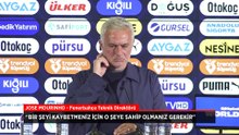 Jose Mourinho: Bir şeyi kaybetmeniz için o şeye sahip olmanız gerekir
