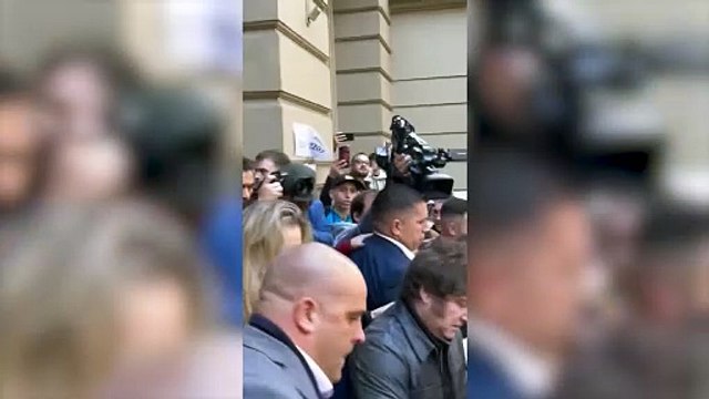 Javier Milei: Me pegaste a propósito