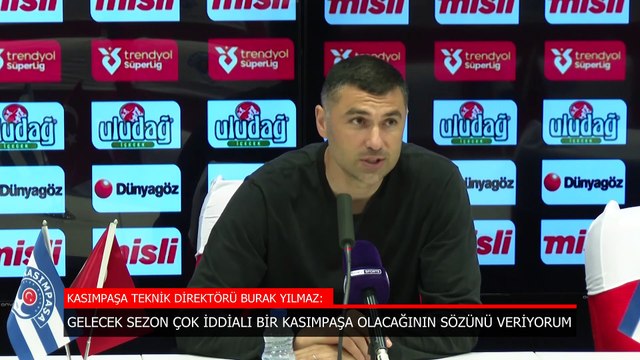 Burak Yılmaz: Gelecek sezon çok iddialı bir Kasımpaşa olacak