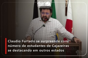 Claudio Furtado se surpreende com número de estudantes de Cajazeiras se destacando em outros estados