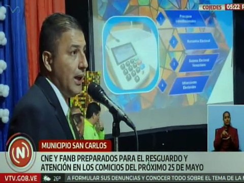 Cojedes | CNE y la FANB afinan detalles para garantizar el resguardo de las elecciones del 25-M