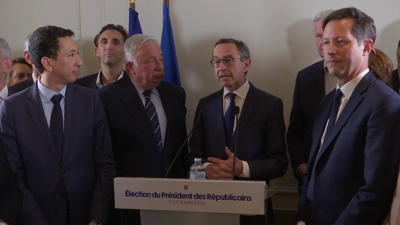 Bruno Retailleau président de LR: "Vous apportez la preuve que la droite est bien vivante"