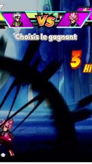 Asta vs black goku 111