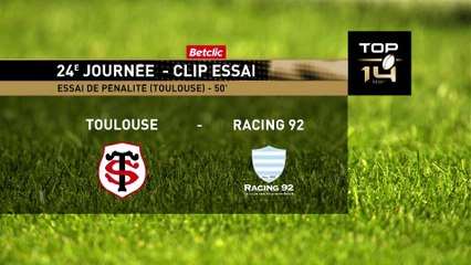 TOP 14 - Essai de pénalité (ST) - Stade Toulousain - Racing 92
