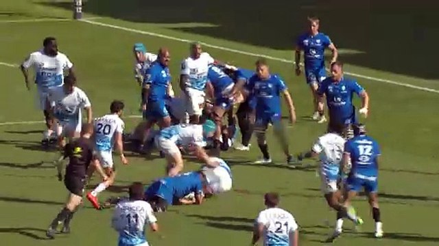 TOP 14 - Essai de Federico MORI 2 (AB) - Aviron Bayonnais - RC Vannes