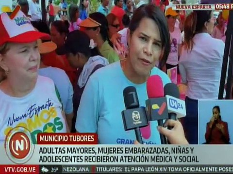 Nueva Esparta | GMVM beneficia a féminas del mcpio. Tubores con jornada de atención médica y social