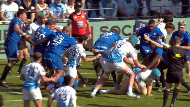 TOP 14 - Essai de Tom SPRING (AB) - Aviron Bayonnais - RC Vannes