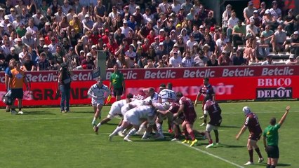TOP 14 - Essai de Loris ZARANTONELLO (CO) - Union Bordeaux-Bègles - Castres Olympique
