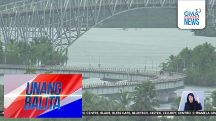 Mga pedestrian at mabibigat na sasakyan, bawal munang dumaan sa San Juanico Bridge dahil sa humihinang estruktura nito | Unang Balita