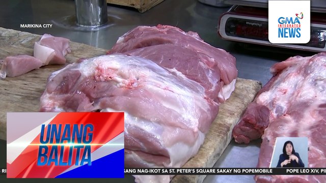 Presyo ng karneng baboy sa ilang pamilihan, mataas pa rin | Unang Balita