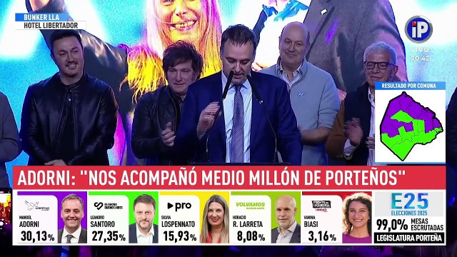 Manuel Adorni: acabamos de hacer un pedazo de historia