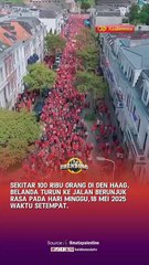 Demo Terbesar di Belanda, 100 Ribu Orang Protes Genosida di Gaza