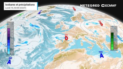 Goutte froide : gare aux orages violents en début de semaine