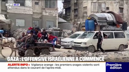 Alors que l'offensive israélienne a débuté à Gaza, les Palestiniens se disent exténués par leur exil incessant