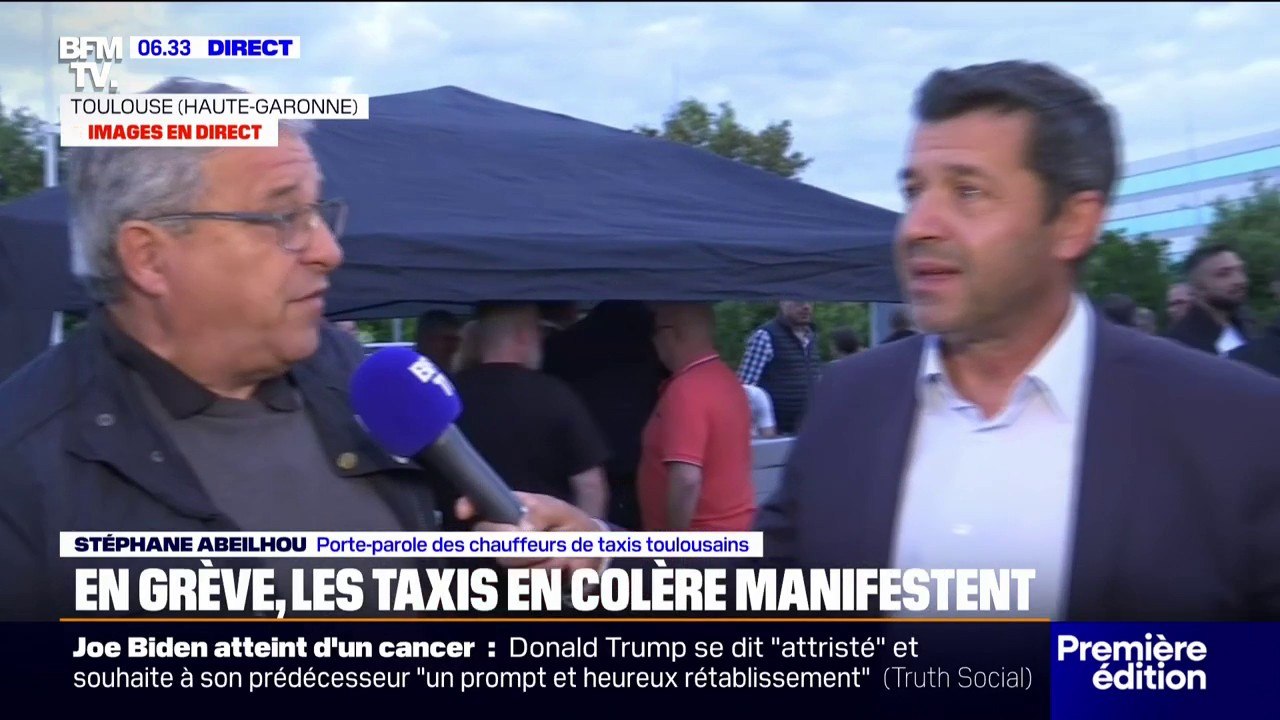 Les taxis manifestent ce lundi en France pour dénoncer les nouvelles règles de tarification des transports sanitaires